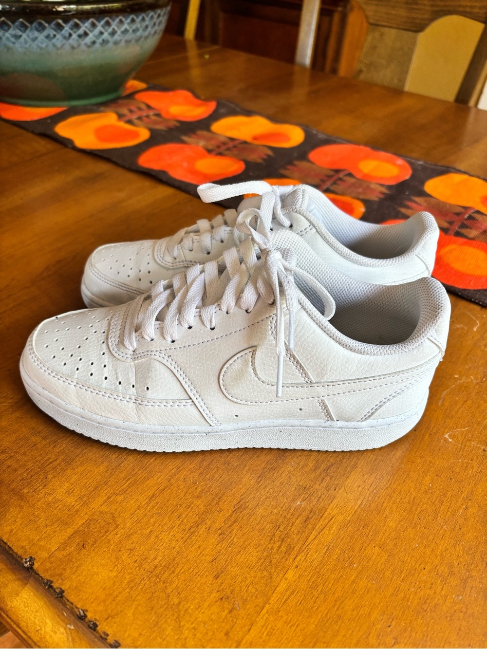 Nike White Low-Top Sneakers